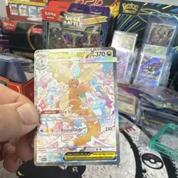 Mega Dragonite EX Full Art Holo 290/217 370 HP Pokemon TCG Card - Image 3