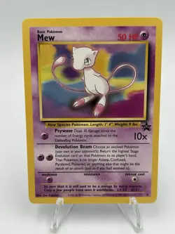 Pokemon Mew #8 Black Star Promo 8 Non Holo WOTC 1999-2000 Vintage NM - Image 1