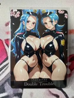 Vivi & Jenny One Piece X Pokemon ACG Goddess Story Waifu Anime Custom Card - Image 1