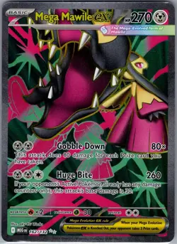 Mega Mawile ex 162/132 ME01: Mega Evolution - Pokemon Card - NM - Image 1