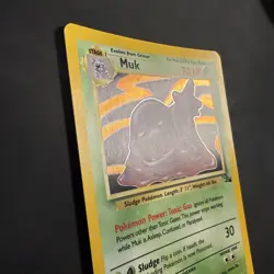 Muk 13/62 - Fossil Unlimited Edition Holo - Near Mint NM Pokemon Card Rare WOTC - Image 2