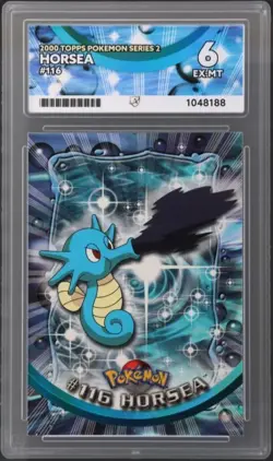 2000 - Horsea - Topps Pokemon Series 2 - 116 ACE 6 - Image 1