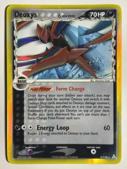 2006 Pokemon Deoxys 3/110 - Delta Species - Holon Phantoms - Holo - Image 1