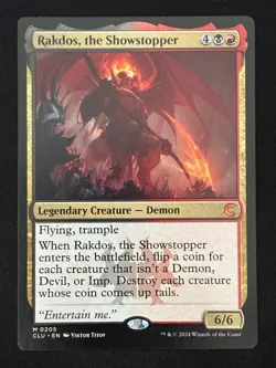 1x MTG Rakdos, the Showstopper - Ravnica: Clue Edition (CLU) #205 - Magic - Image 1