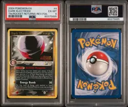 Dark Electrode 4/109 EX Team Rocket Returns Reverse Stamped Holo Pokemon PSA 6 - Image 3