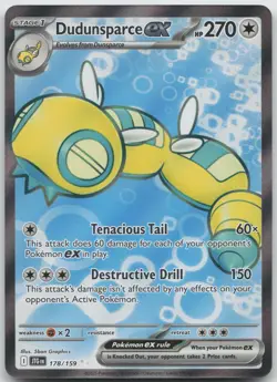 Dudunsparce ex 178/159 Ultra Rare Journey Together Pokemon NM/M - Image 1