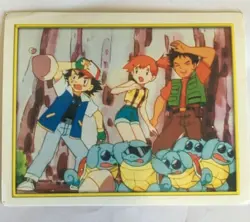 STICKER POKEMON N°72 " ASH AND FRIENDS " MERLIN TOPPS SERIE 2 DE 2000 - Image 1
