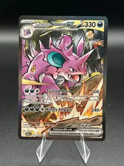 2025 POKEMON Team Rocket's Nidoking EX 233/182 SIR Destined Rivals - Image 1