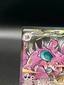 2025 POKEMON Team Rocket's Nidoking EX 233/182 SIR Destined Rivals - Image 2