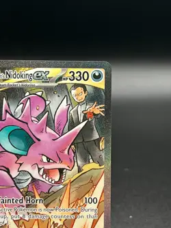 2025 POKEMON Team Rocket's Nidoking EX 233/182 SIR Destined Rivals - Image 3