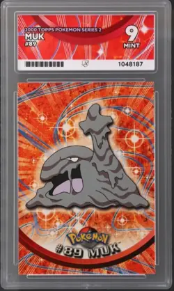 2000 - Muk - Topps Pokemon Series 2 - 89 ACE 9 - Image 1