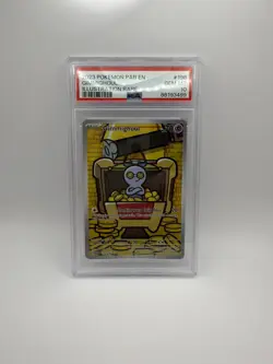 Pokemon TCG Gimmighoul Paradox Rift 198/182 Illustration Rare PSA 10 - Image 1