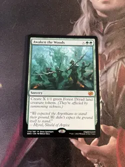 MtG Awaken the Woods - NM - The Brothers’ War - Image 1