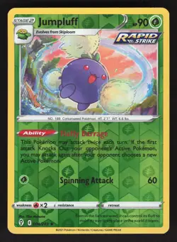 Jumpluff 004/203 Reverse Holo Rare Pokemon Evolving Skies NM/VLP - Image 1