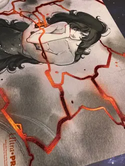 FOIL Peach Momoko Lightning Bolt Playmat Mtg Chicago MagicCon 2025 Ultra Pro - Image 2