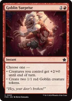 Goblin Surprise - Near Mint MTG Foundations - Image 1