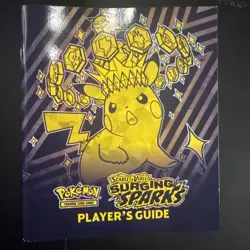 SURGING SPARKS Players Guide - Scarlet & Violet - Pokemon TCG ETB Booklet (NEW) - Image 1