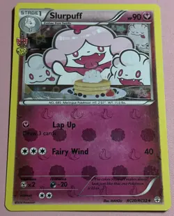 Pokemon TCG Slurpuff RC20/RC32 Reverse Holo Lightly Played Card LP - Image 1