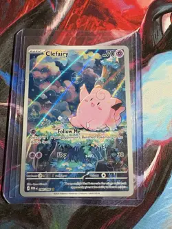 Pokemon Clefairy Full Art Holo Rare Card POR EN 094/088 2026 - Image 1
