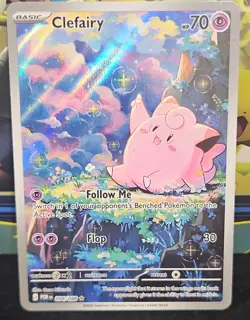 Pokemon TCG Lillie's Clefairy EX 184/159 Special Illustration Rare Holo 190 HP … - Image 1