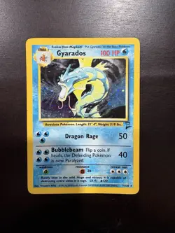 Pokemon Gyarados Holo Rare TCG Card Base Set - Image 1