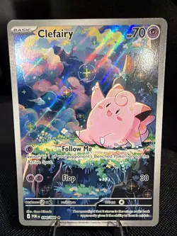 Lillie's Clefairy ex Special Illustration Rare Holo Sv09 184/159 Pokemon - Image 1