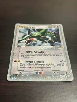 Pokemon Rayquaza ex 100 HP Ultra Rare Holo EX Dragon 97/97 2003 Nintendo English - Image 2