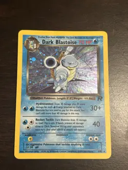 Pokemon Dark Blastoise 70 HP Holo Rare Team Rocket 3/82 The Pokemon Company Eng… - Image 1