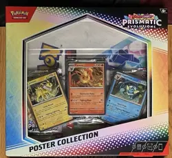 Pokemon TCG Scarlet & Violet Prismatic Evolutions Poster Collection New Sealed - Image 1