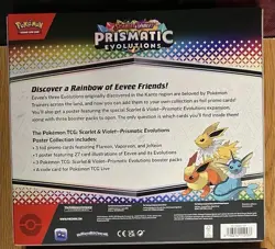 Pokemon TCG Scarlet & Violet Prismatic Evolutions Poster Collection New Sealed - Image 2