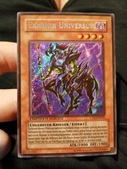 Yugioh Frost and Flame Dragon TAEV Exarion Universum Secret Rare NM - Image 3