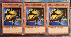 3x Maske der Finsternis STAS-DE023 Common 1.AUFLAGE DEUTSCH PLAYSET NM Yu-Gi-Oh! - Image 1