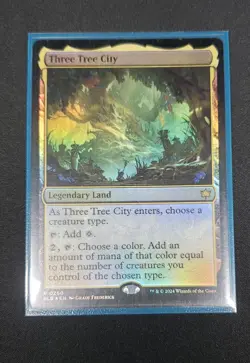Three Tree City - NM Foil - Bloomburrow MTG - Image 1