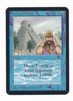 Alpha Ancestral Recall MTG Power 9 (BGS 7.5) Near Mint+ - Image 3