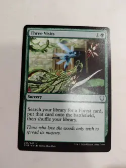 Three Visits - Commander Legends: Battle for Baldur's Gate - Magic - MTG NM - Image 1