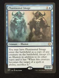 1x MTG Phantasmal Image - Commander: Adventures in the Forgotten Realms (AFC) # - Image 1