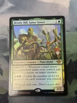 NM 1 x MTG Bristly Bill, Spine Sower - Foil - Promo Pack - Image 1