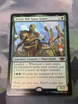 NM 1 x MTG Bristly Bill, Spine Sower - Foil - Promo Pack - Image 2