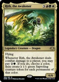 Rith, the Awakener -Foil Near Mint MTG Dominaria Remastered - Image 1