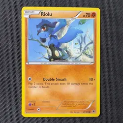 Riolu 45/124 Pokemon TCG: Fates Collide Lightly Played (LP) - Image 1