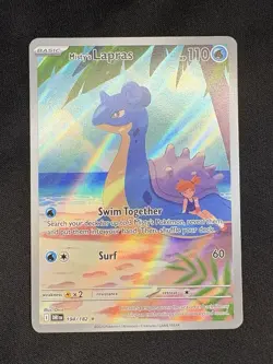 Pokemon Misty's Lapras & Lapras EX Holo Lot 2 Cards English Standard Size - Image 1