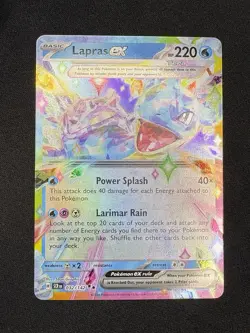 Pokemon Misty's Lapras & Lapras EX Holo Lot 2 Cards English Standard Size - Image 3