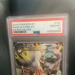 Pokemon 2016 XY Fates Collide M Altaria EX Full Art #121/124 - Image 2