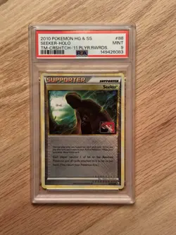 2010 POKEMON HEARTGOLD & SOULSILVER TRIUMPHANT #88 SEEKER-HOLO PSA 9 - Image 1