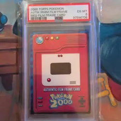 2000 Topps Pokemon Authentic 35MM Film Frame M02-Film Frame Card Moltres Zapdos - Image 1