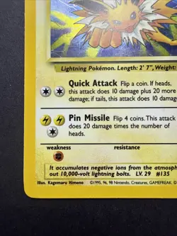 Jolteon Jungle #4/64 Holo Pokemon NM - Image 5