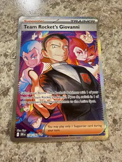 Pokemon Team Rockets Giovanni 238/182 Destined Rivals NM - Image 1