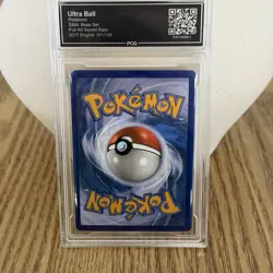 2017 Pokemon Sun & Moon Base Set Ultra Ball Full Art Secret Rare #161 PCG 9 - Image 2