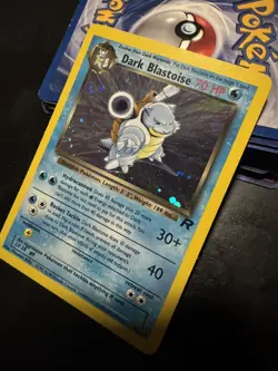 Pokemon TCG Dark Blastoise Team Rocket Holo Rare 3/82 Unlimited English MP - Image 2