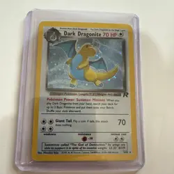 Pokemon TCG Dark Dragonite Holo Rare Card 5/82 Team Rocket - Image 1